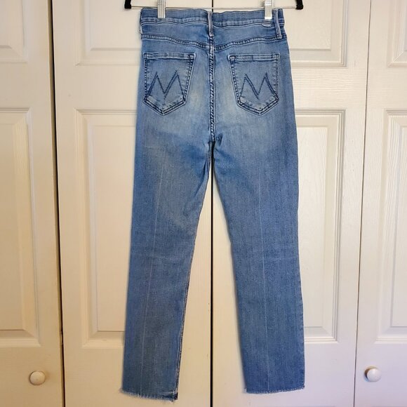 MOTHER Mid Rise Dazzler Ankle Fray Jeans in We The Animals - Picture 3 of 11